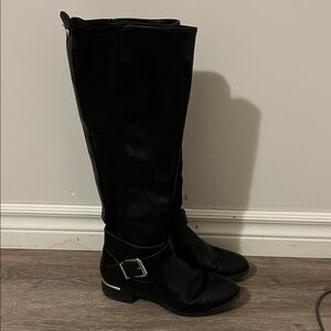 Call It Spring Black Over the Knee Boots